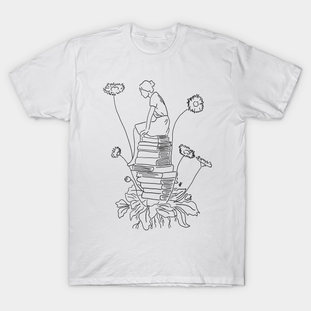 literature is my favorite world T-Shirt by poeticamenteflor